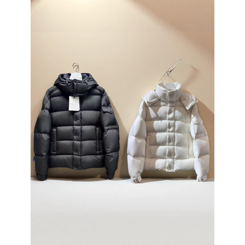 Cross-Border High-End 25 Autumn and Winter Matte Maya Matte Short Mengjia down Jacket 70Th Anniversary Men's and Women's Bread Jacket