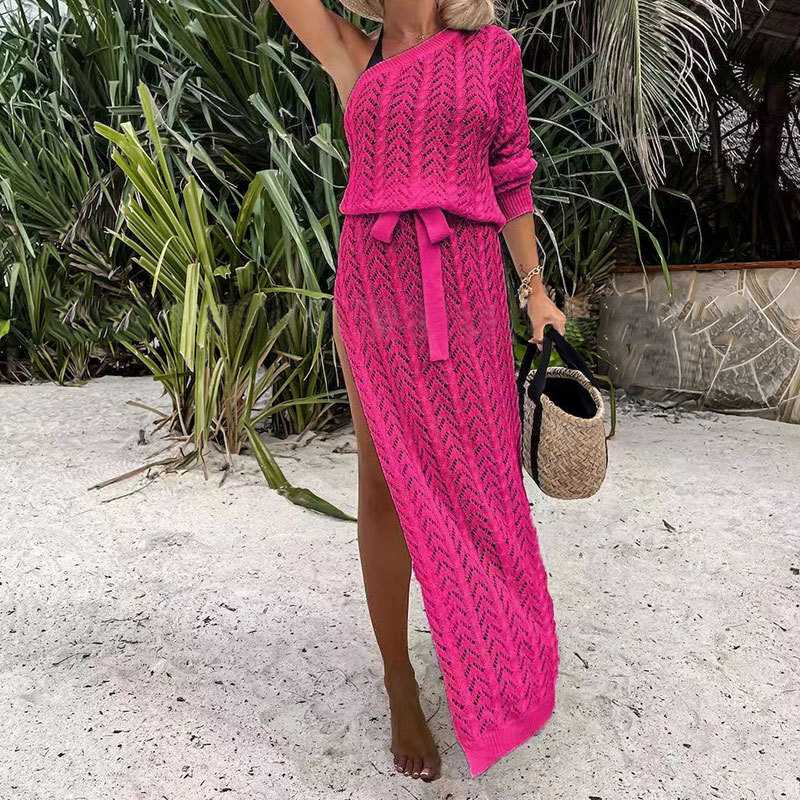 Streetwear Style Women's Streetwear Solid Color Hollow Out 1 Piece Tankinis Swimwear