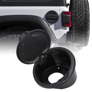 For 2018+JL Wrangler Black Mailbox Sealing Cap Exterior Parts ABS Fuel Tank Cap