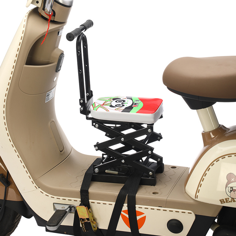 Electric motorcycle scooter electric motorcycle child seat front baby safety child sitting chair battery car stool