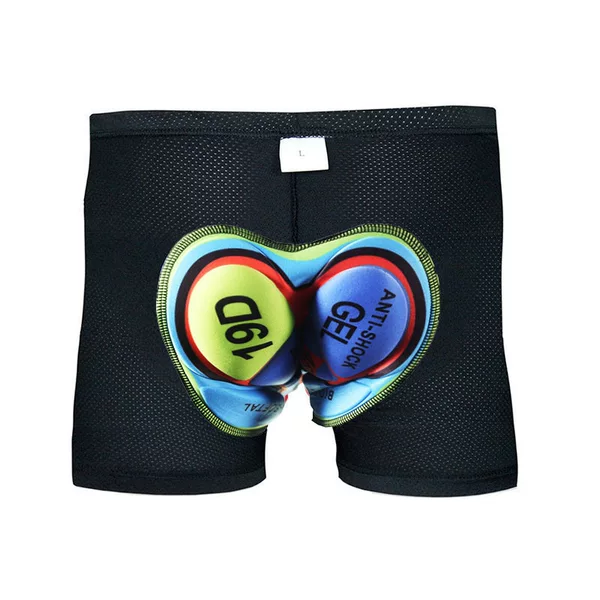 Men's and Women's Cycling Underwear Silicone Sponge Cushion Quick-Drying Mountain Bike Cycling Shorts Moisture-Wicking Ready Stock