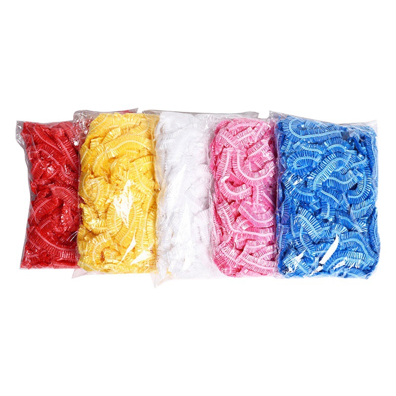 Universal Disposable Shower Cap for Women Waterproof Bathing Home Travel Convenient Shower Cap Disposable Bathing Waterproof Cap