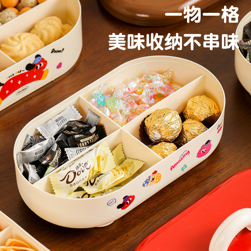 Ins風キャンディー雑貨収納ケースには蓋付き卓上収納ケースがあります。|undefined