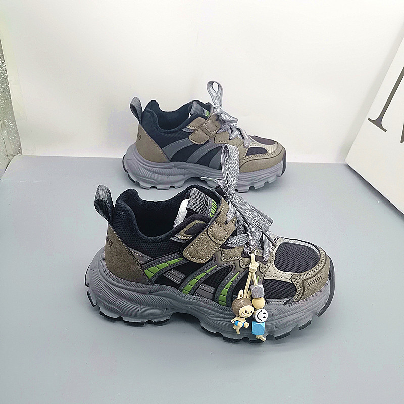 Zapatos deportivos de cuero de algodón para niños, zapatos de correr de primavera y otoño, zapatos deportivos para niños, zapatos deportivos para niños, estudiantes