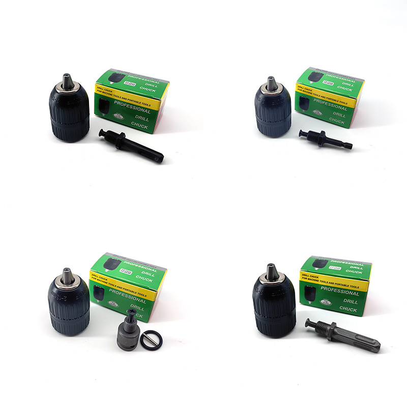 Sanou mano apretado taladro Chuck 0.8-10mm2-13mm linterna taladro Chuck accesorios auto-bloqueo taladro Chuck