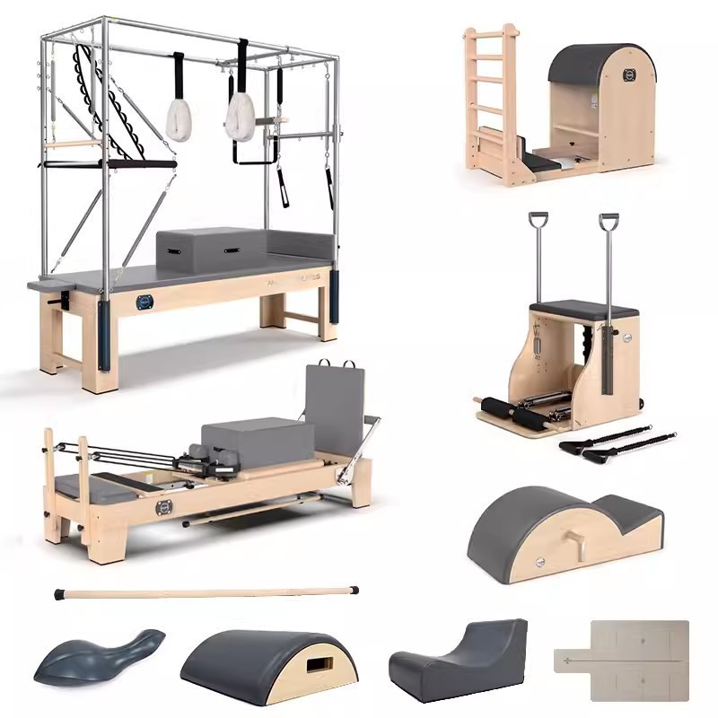 Cama de Pilates Core Cadillac 3 - en - 1 plegable cama de yoga Pilates grande conjunto de cinco piezas