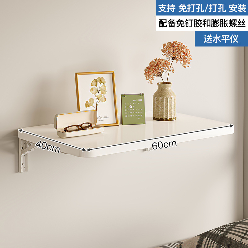 Estante de pared Estante de exhibición de pared de color nogal Estante de exhibición Estante de almacenamiento de pared Estante suspendido Tabique de una palabra