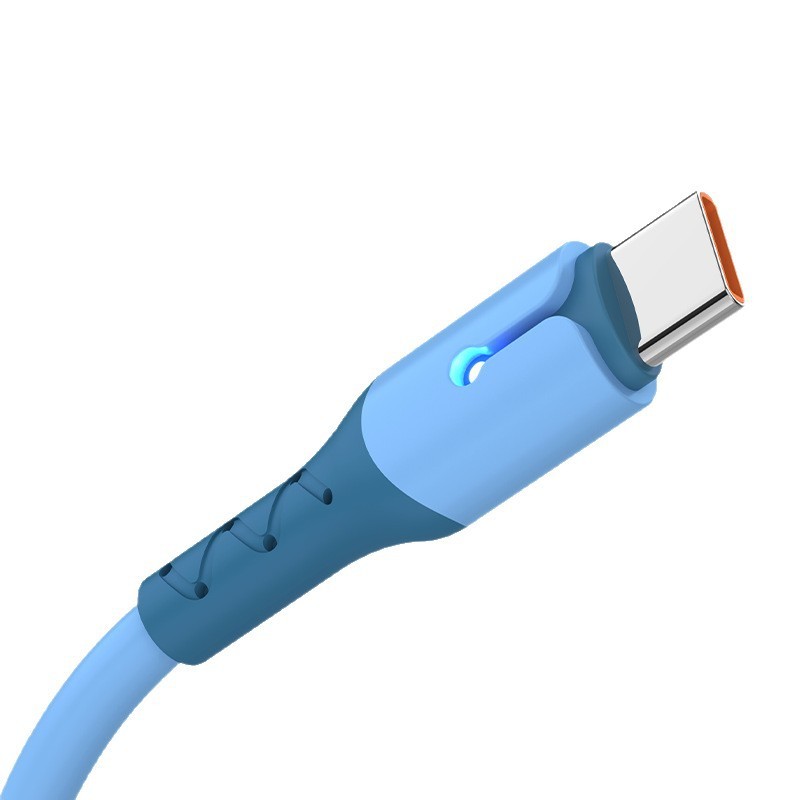Huawei Honor Apple 携帯電話に適したライト付きスポット液体ソフト接着剤データケーブル 6A 拡張 USB 高速充電ケーブル|undefined