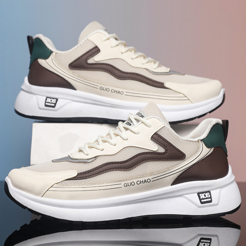 Zapatos deportivos Gump 2026 primavera nuevos zapatos de hombre de malla juvenil para correr zapatos casuales de moda al por mayor transfronterizos