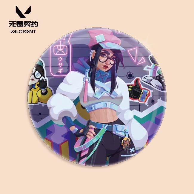バージバッジ、Valorant、Jiefeng、Mudie、二次元周辺アクセサリー|undefined