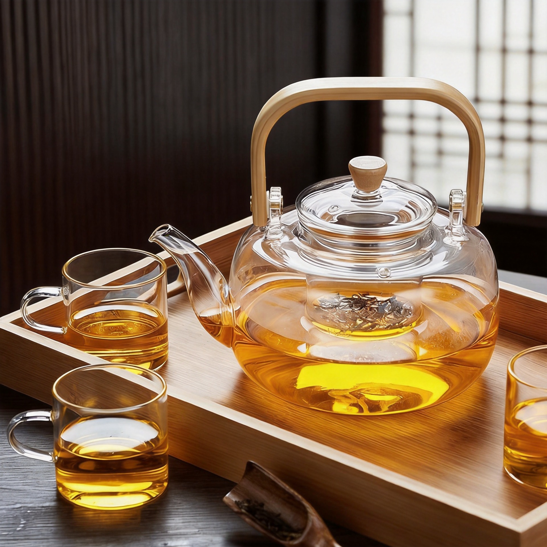 glass tea