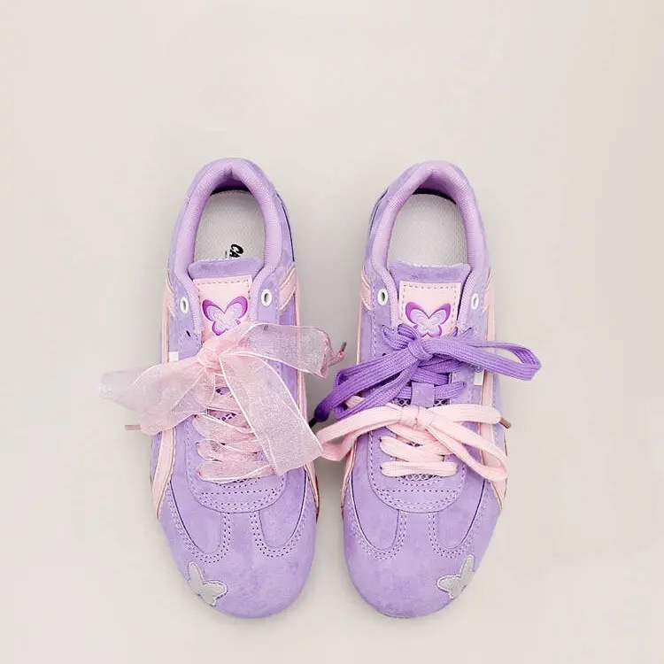 Zapatos coreanos Gump para mujeres primavera 2026 nuevos zapatos deportivos de entrenamiento de estilo vertical retrógrado con suela plana transpirables zapatos de skate casuales image 4