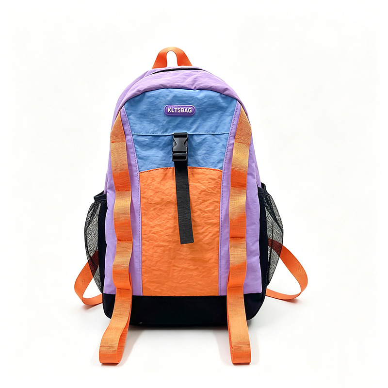 Nueva mochila para niños de gran capacidad de montaña mochila de viaje de moda de color contraste mochila para niños y niñas mochila escolar