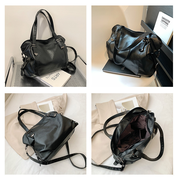 New fashionable European and American women's bags, retro and simple single-shoulder bags, large-capacity high-quality handbags, elegant crossbody bags are in stock undefined