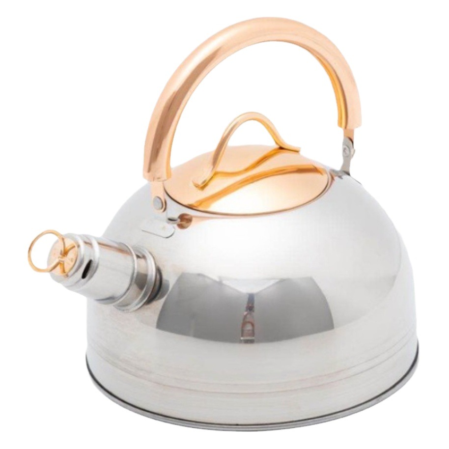 Hervidor con silbato KV-528 de acero inoxidable, apto para inducción y gas image 1