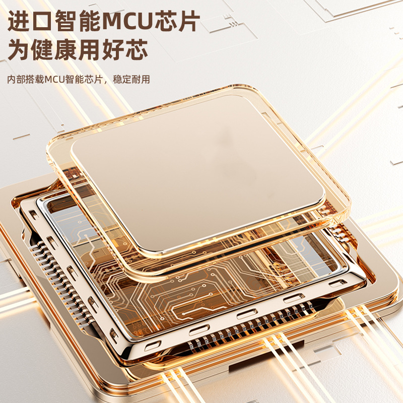 EMS transfronterizo microcorriente digital meridiano aparato de fisioterapia masajeador de pulso de frecuencia media y baja estimulación eléctrica masajeador muscular