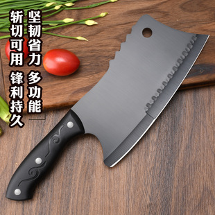 Yangjiang factory direct cutting dual-purpose kitchen knife household sharp cutting bone cutting meat cutting knife kitchen knife wholesale