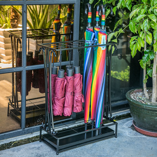 Umbrella Stand Hotel Lobby Creative Commercial Door Umbrella Bucket Umbrella Storage Rack Household Umbrella Storage Rack