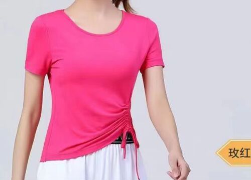 Square dance clothing short-sleeved tops Latin clothing modal
