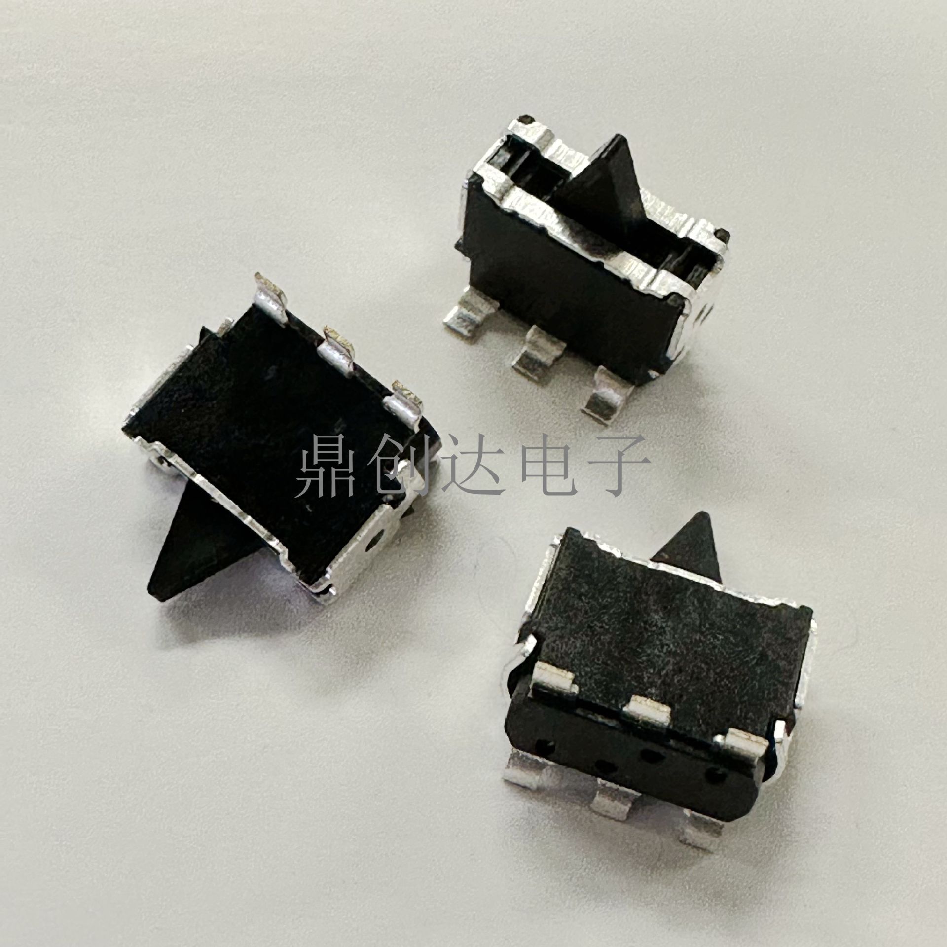 KFC-V-17T 6脚贴片左右限位开关 双向检测开关 三档六脚复位开关