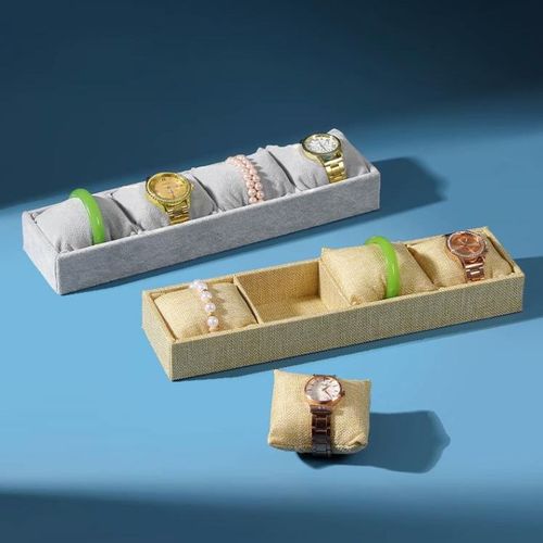 Table Display Box for Bracelets and Necklaces, Multi-layer Pillow Plate for Jewelry, Light Luxury Jewelry Storage Prop
