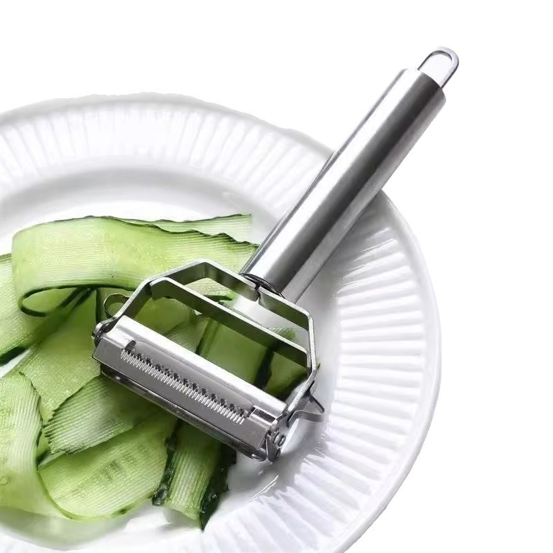 ステンレス鋼の果物と野菜の皮むきナイフ、多機能皮むきナイフ、ジャガイモの皮むきツール、ポータブル寮の家庭用皮むきツール|undefined