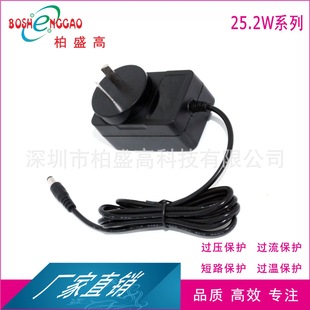 Australian regulations SAA.RCM certification 24V1A physiotherapy instrument small household appliances, nail lamp, LED lighting power adapter