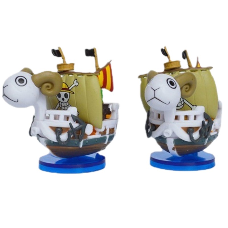 Meili una pieza Wanli sol soleado Qianyang Barco Pirata modelo anime ramo DIY adornos