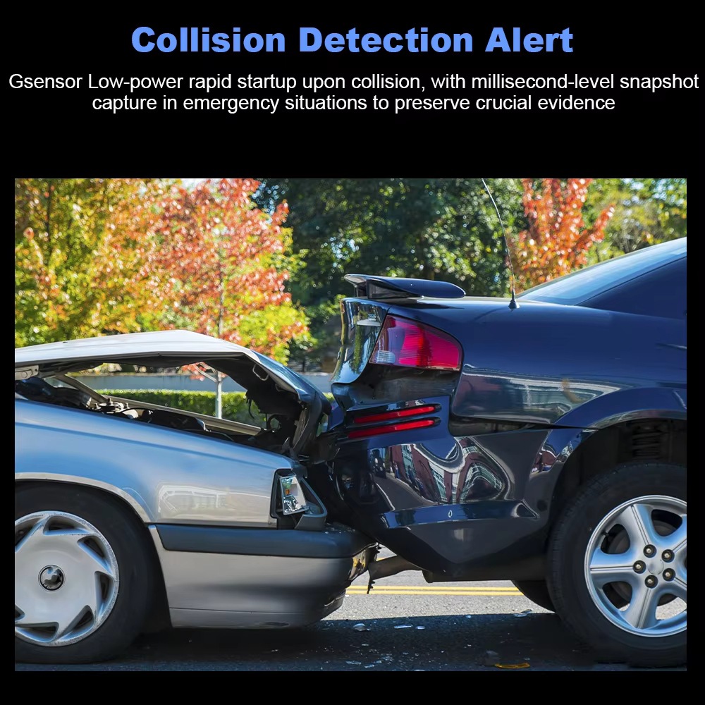 Cross-Border 4g Smart Driving Recorder 2K+1080P Driving Assistance Support G-Sensor Collision Detection Gps
