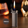 XF3301 Sand wheel ignition light fire lighter with gift box packing gift metal inflatable lighter factory direct hair