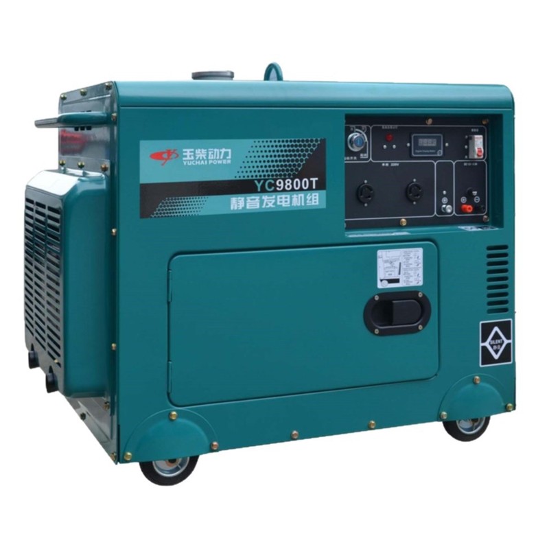 メーカー直送ディーゼル発電機セット 8KW オープンフレーム電気スタート単相三相同等電力便利な Yuchai|undefined