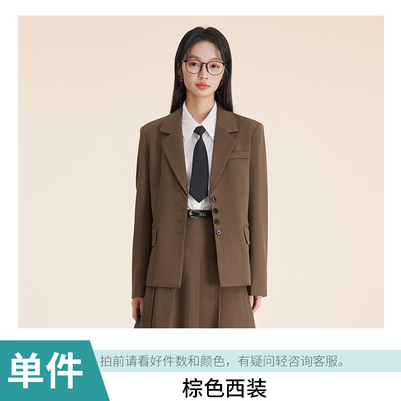 西装外套女生小个子套装公务员大学生面试正装通勤休闲西服考编|undefined