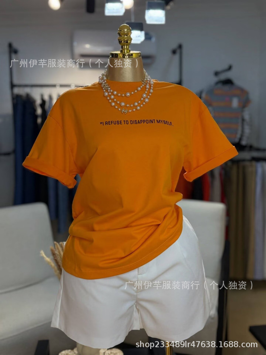 Women short-sleeve T-shirt top女装t恤上衣女现货批发wholesale