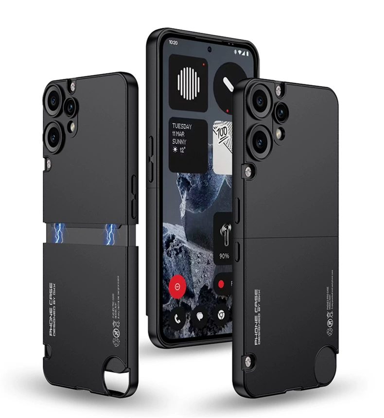 Чехол для телефона (Nothing) CMF Phone 2 Pro, противоударный паз‑и‑шип с магнитной фиксацией, контрастные цвета