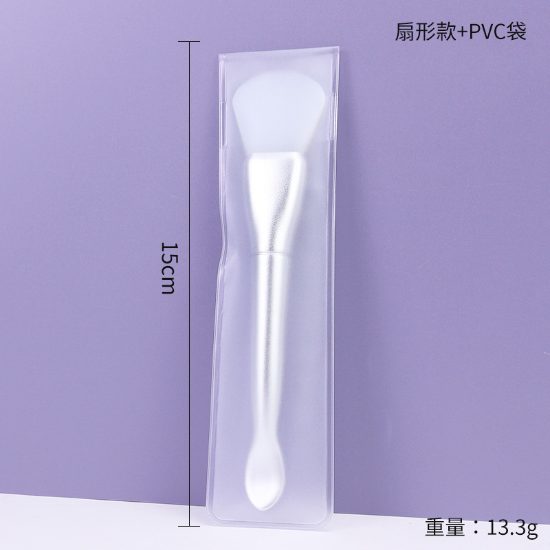 Cuchara de excavación en forma de melón plateado en forma de abanico pequeño/bolsa de PVC