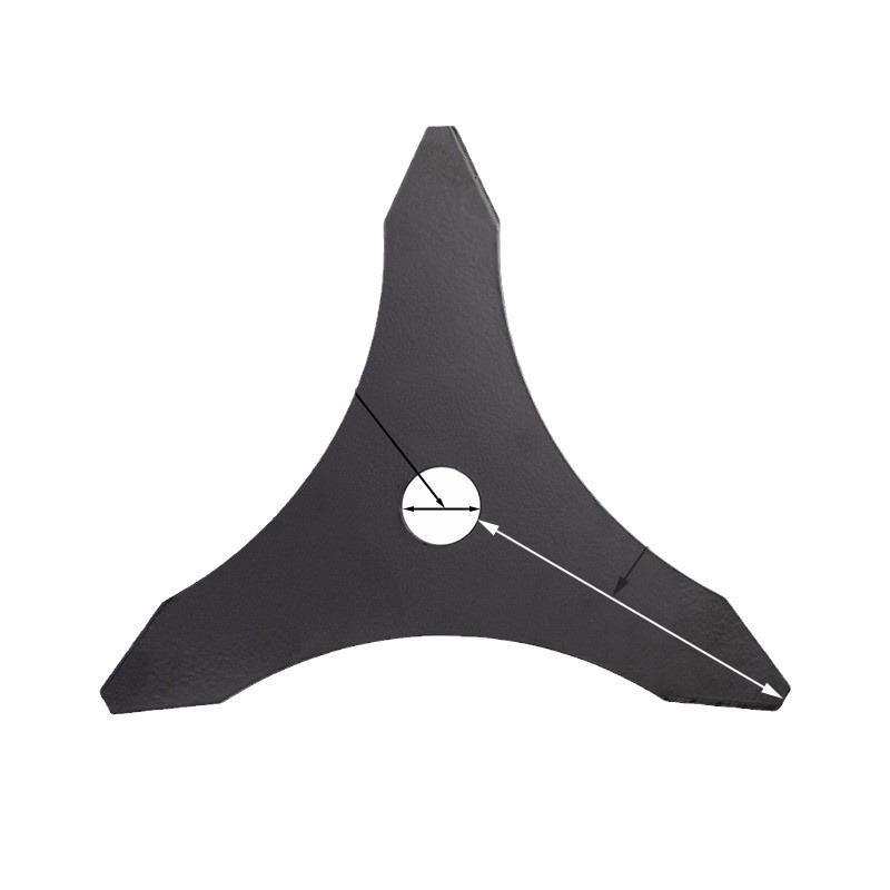 割草机刀片园林除草配件三角形锯片三齿刀片速卖通亚马逊热销款