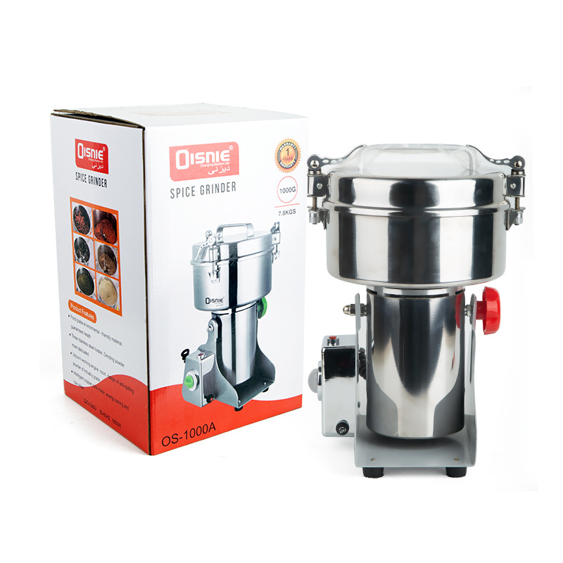 跨境电商外贸出口英文欧规插头研磨机磨粉机STAINLESS STEEL BOWL