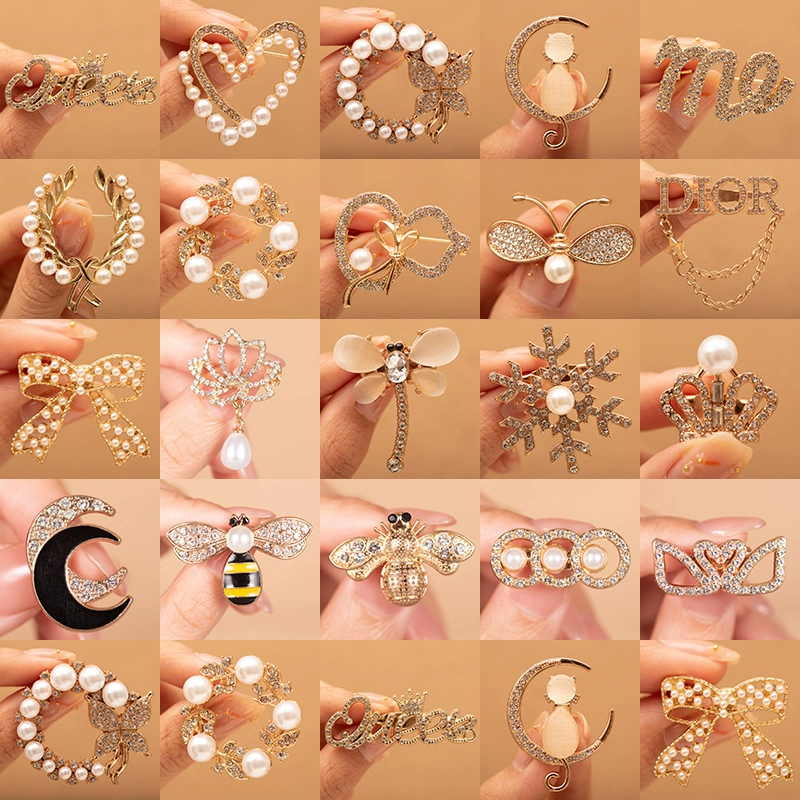 2025 новый брошь женский премиальный смысл высокого класса цинковый сплав нишевый корсак свежая и сладкая одежда аксессуары