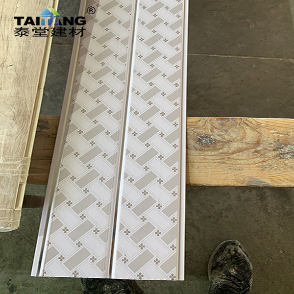 Exportado a Filipinas refuerzo de PVC acero plástico techo techo refuerzo blanco PVC panel