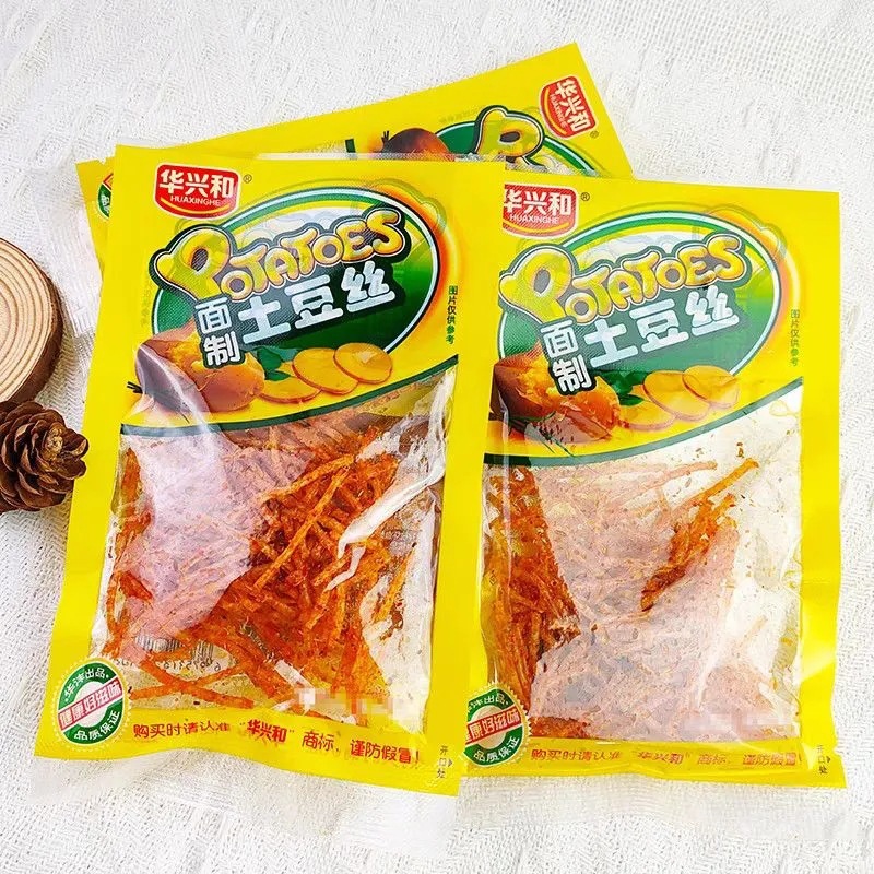 华兴和面制土豆丝辣条约18g网红食品童年怀旧休闲麻辣零食面筋