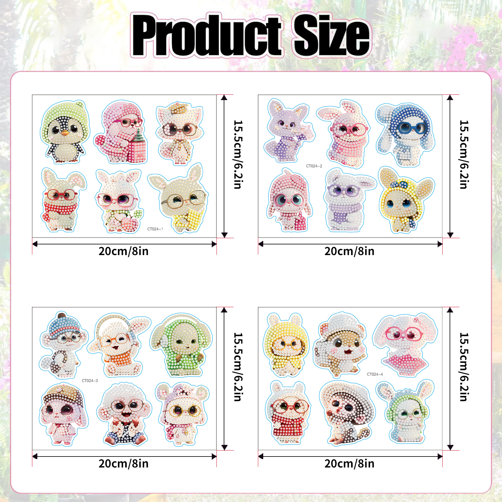 Animal adorable pingüino magnetismo dibujo de diamante pegatinas de refrigerador para niños hechos a mano diy creativo mampostería pegatinas juguetes al por mayor