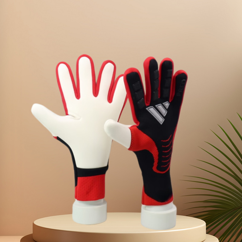 Fábrica de suministro de nuevos guantes de portero de fútbol, guantes de portero de látex gruesos, guantes transpirables para niños adultos