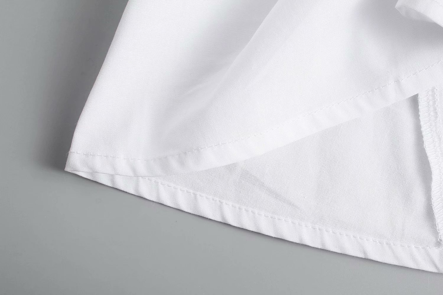 spring new poplin white shirt NSAM47577