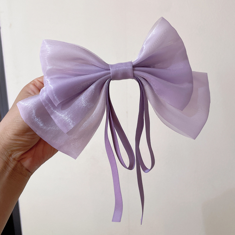 Сиреневая заколка