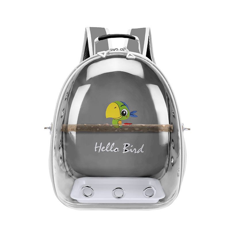 Mochila Transportadora para Loros de Tela Oxford Transparente Portátil para Exteriores image 15