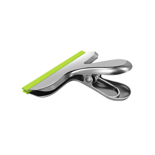 Manufacturer wholesale stainless steel sealing clip silicone strip sealing clip fresh food snack bag sealing clip