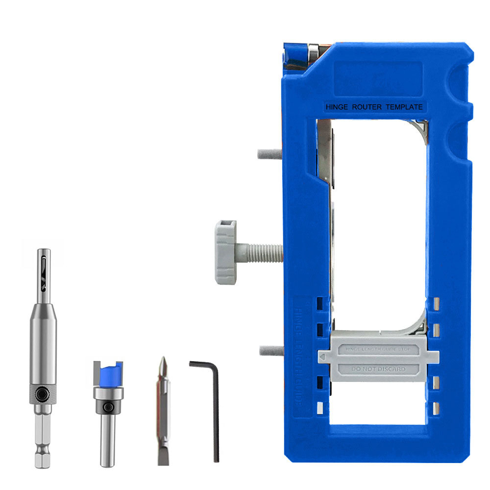 힌지 도어 잠금 장치 개방 위치 파란색