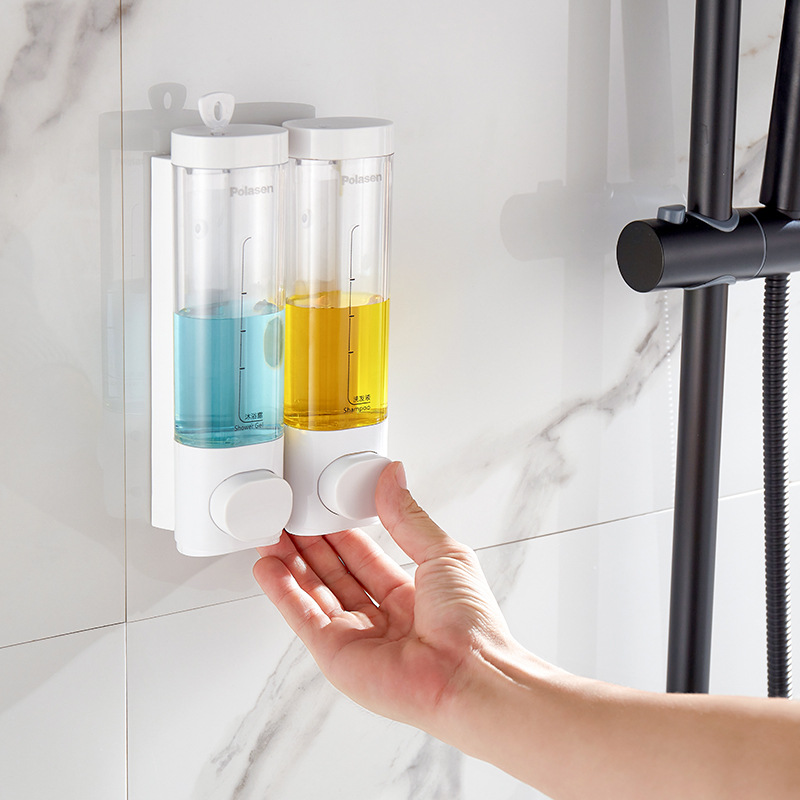 英特汉莎品质酒店宾馆浴室壁挂式皂液器皂液盒洗手液盒给皂器