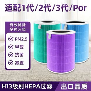 Suitable for Xiaomi Air Purifier Filter 2S/1/2/3/4/5 Generation/4Proh/4Lite/5S/F1 Filter