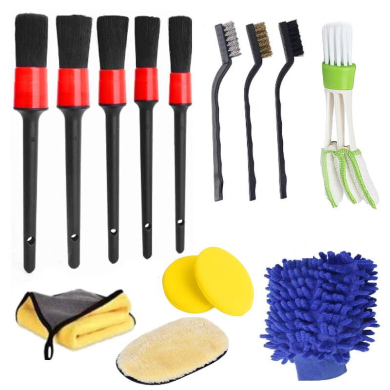 洗车工具刷14件套缝隙清洁刷细节刷内饰清洁刷洗车刷手套